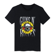 Alimoo GUNS N ROSES Men &amp; Women Cotton T-Shirt Short Sleeve Lovers Tops Big Size