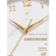 Living Room Fashion444Z Radio-Controlled Wall Clock Wholesale New Luxury Style2023Clock Elegant Hous