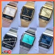 Malaysia 3 Year WarrantyCasio AQ-230A-2A2 Analog Digital Sports Women Ladies Unisex Watch Jam Tangan