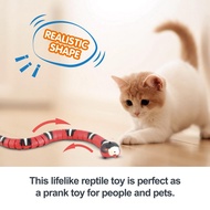 ❃✈☈ HOT!!! Smart Sensing Snake Cat Toys Electric Interactive Toys For Cats USB Charging Cat Accessories For Pet Dogs Game Play Toy