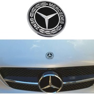 3D ABS 57mm Car Hood Front Bonnet Car Badge Emblem Accessories for Mercedes Benz W124 W140 W163 W202 W203 W204 W210 W211 W212