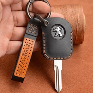 Suitable for Logo Django Django Key Cover Peugeot Django Django 150 Motorcycle Cowhide Handmade Genu