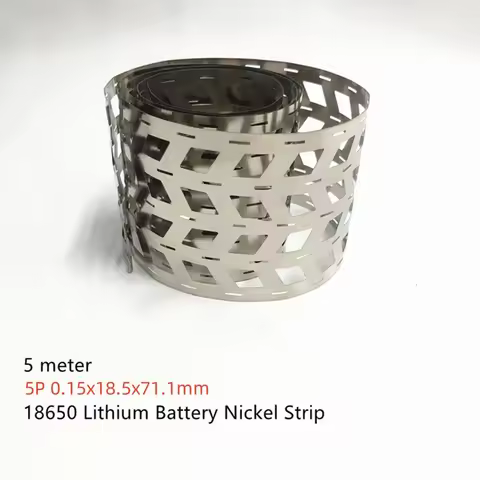 5 Meter 5P 18650 Lithium Battery Nickel Strip Nickel Sheets Spot Welding Battery Nickel Plated Nicke