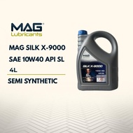 MAG SILK X-9000 SAE 10W40 API SL (SEMI SYN) 4L