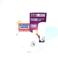 Myled Platinum 5W LED Capsule Model Light Lasts 8000 Hours 487 Lumen