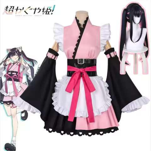 Cosmic Princess Kaguya Komazawa Nozomi Cosplay Costume Cherry Blossom Dress Accessory Convention Sta