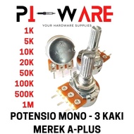 a Plus Potentiometer Mono Ohm Variable Resistor Potentiometer Many Sizes 1K 10K 20K 50K 1M