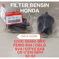 GASOLINE FILTER HONDA GENIO SR3 CAR GASOLINE FILTER/ FERIO S04 CIELO SV4/ CITY Z SX8 PESONA/ CR-V S1
