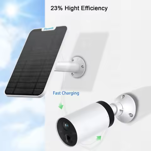 New 4W Solar Panel for Tapo C420S2/C400/C425 Weatherproof 13.1ft Power Cable mount