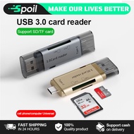 4 in 1 USB 3.0 Type C Card Reader SD/TF Memory Card Multi-function Card Reader OTG Adapter
