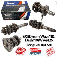 EX5Dream/Dream/Wave110/Dash110/Wave125 Leo Racing Gear Box Full Set Leo Thailand Engine Gear Box Tra