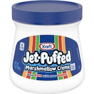 Kraft Jet-Puffed Fluff Marshmallow Creme Spreads (USA Imported) 198g. คราฟ์ ฟลัฟฟ์ มาร์ชแมลโลว์ แบบค