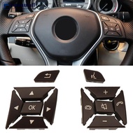 【OMALL】 6Pcs Multi-function Car Steering Wheel Button Set For Mercedes-Benz C E GLK A B GLA CLS Clas