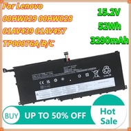 15.2V 3290mAh 52Wh 00HW028 Battery For  Lenovo 00HW029 00HW028 01AV439 01AV457 TP00076A/B/C Laptop B