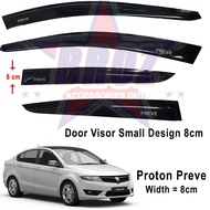 Air Press Window Door Visor Wind Deflector For Proton Preve (4Pcs x 8cm)