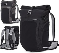 Flow Rolltop Backpack for Men and Women with 23-27 L Volume and Practical Laptop Backpack Compartmen