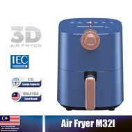 4.8L Air Fryer Oven Slider Control Electric Fryer Cooker Non-stick Air Fryer