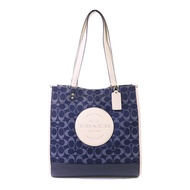 COACH 帆布Dempsey Tote Bag金扣手挽袋