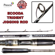 PESCA - ECOODA Trident Fishing Rod Length 5'3, 5'6, 5'8, 6'0 Feet PE 1-3/2-4/3-5/4-8 Spinning Rod Ji