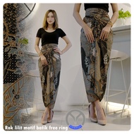 - FERADIYOZA - Rok lilit batik motif batik free ring  /  Kain lilit kebaya modern / Skirt lilit Kondangan / Jarik pesta kondangan wisuda bawahan kebaya Wanita Modern