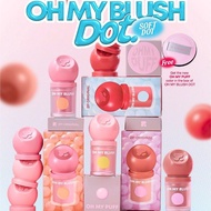 Love Blush 2P Original Oh my Blush Dot Cream Suitable for All Skin Tone (Free Sponge)