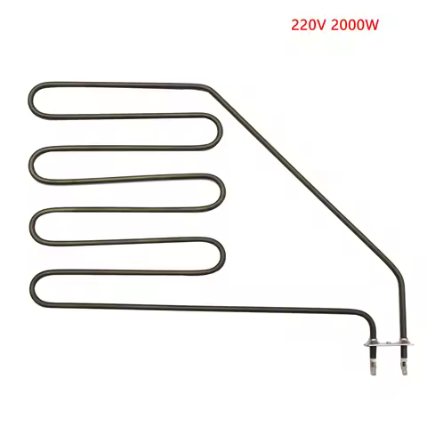 Green Stainless 2000W 220V Sauna Oblique Feet Electric Heat Tube 4 U Sauna Stove Air Heating Element