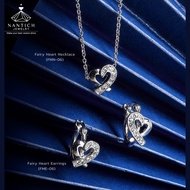 💎👩🏻‍⚕️ [เครื่องประดับ | ปลอดภัย] ต่างหู สร้อยคอ คนแพ้ง่าย : Fairy Heart (FME-06  FMN-06) Nantich Jew