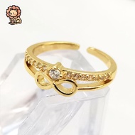 Infinity Symbol Ring Women Fashionable Lucky Number 8 Ring Jewelry