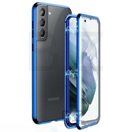 Ốp Nam Châm Cho Samsung Galaxy S22 S22 Plus S22 Ultra 5G Ốp Kính Cường Lực 9H Hai Mặt Trước + Sau 36