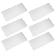 [frthrthrt]Wardrobe Dustproof Baffle 6 Pcs Wire Rack Covers 16 X 36 Inch Plastic Shelf Liners Mats H