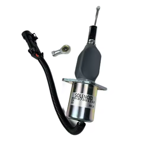 24V Shut Off Solenoid 87801213 For New Holland High Quality