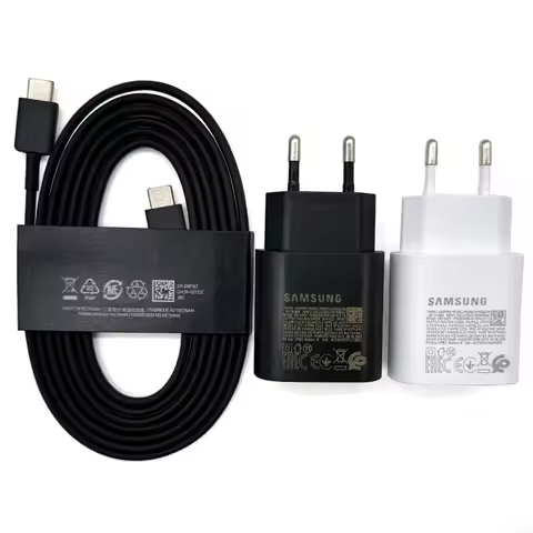 Samsung Galaxy Note10 Charger 25W Super Fast Charge USB C Adapter 1.8m Cable For Galaxy Z Fold 6 5 4