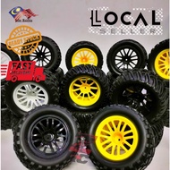 HSP Truck tire 12mm hex 1/10 scale Rc Car Off-Road