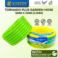 Karyon® Tornado Plus Garden Hose – Flexible Heavy Duty UV Protection Ideal for Gardens Households (5