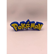 Pokémon Pokémon Logo Pokemon Logo Stand Three-Dimensional Font Logo Signboard Ornaments