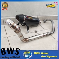 Akrapovic carbon kite exhaust for Byson fi byson carburetor