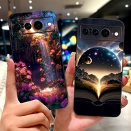 For Google Pixel 7 Pro Case GP4BC GFE4J Cover Fashion Painted Soft Matte Silicone TPU Phone Cover Fo