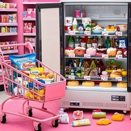 2026新款微缩零食百货饮料便利店DIY仿真货架迷你收银台小商品套装miniature snacks department store beverage convenience store DIY i