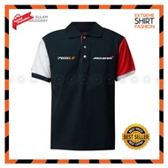 G Polo T Shirt Sulam McLaren 765LT Sports Car V8 Turbo Racing Baju Lelaki Casual Cotton Fashion Embr