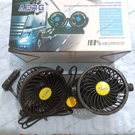 AIRG 12v 24v Double Car Fan / Double Fan AIRG 12v 24v 360 degrees