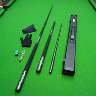 Carbon Black Technology Nine-Pool Cue Billiard Cue Black Eight-Pool Cue Fancy Big Head Cue Set Billi