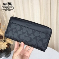 Long Wallet Men Zipper Wallet Cash with Receipt 58112