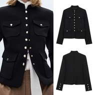 Black Classy Blouse 77055