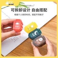 Daily Pill Box 4 Grids Mini Pill Case For Travel Portable Pill Storage Box Medicine Pill Box Medicin