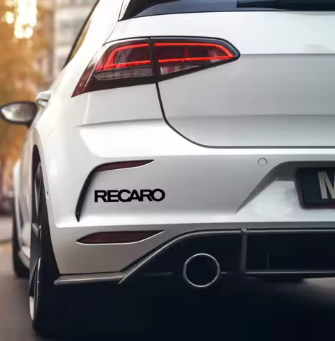 Recaro Decals SPG ASM sr3 sr4 sr6 sr7 Bucket Seat Stickers Ford Stickers Car Window Bumper Vinyl Des