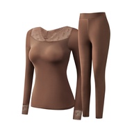 PIER N°5 | Herbal Natural Color Zodiac Year V-neck Hyaluronic Acid Skin Care Warm Underwear Set Red 