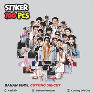 50 pcs Dylan Wang Stickers Cute Creative Decoration for Notebooks, Skateboards, hp
