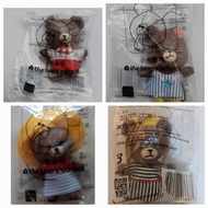 OK 類: the bears school 小熊學校Jackie吊飾 no.1-4