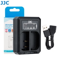 JJC Camera Battery Charger Dual Slot USB Charger for Panasonic Lumix S9 DC-S5 GH7 GH6 GH5S GH5 GH4 G