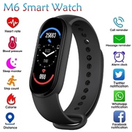 Smart watch M6 wristband Bluetooth waterproof heart rate fitness digital calorie watch Bluetooth smart watch android ios